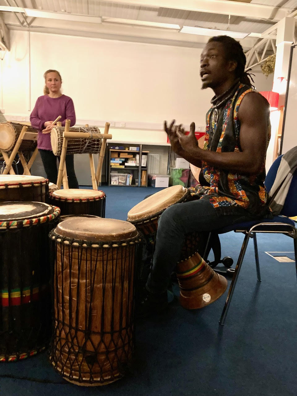 West London Welcome - drumming session