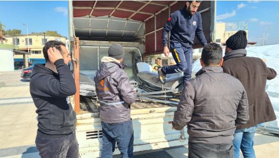 Tent distribution