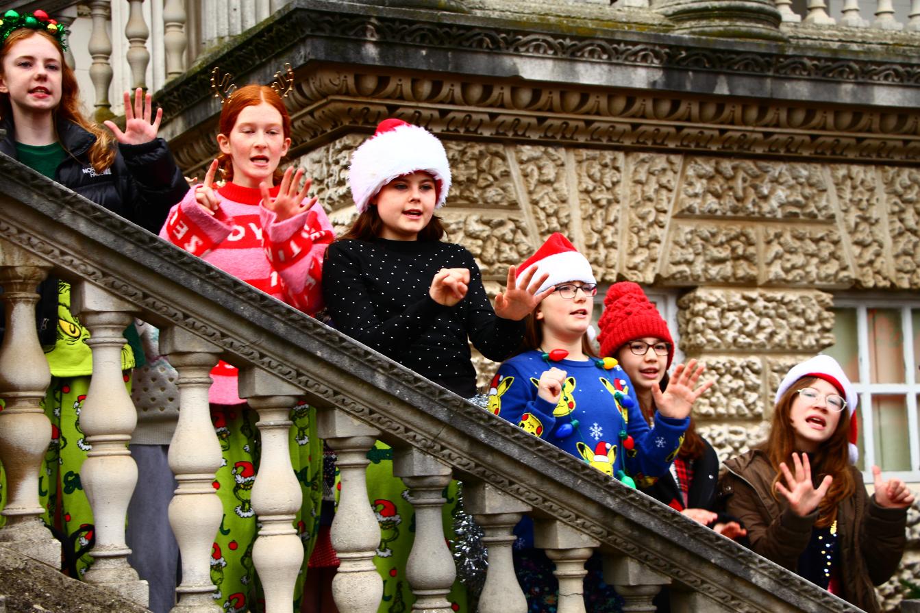 Christmas carols at Chiswick House - Chiswick School choir Tommy Robinson (8) web