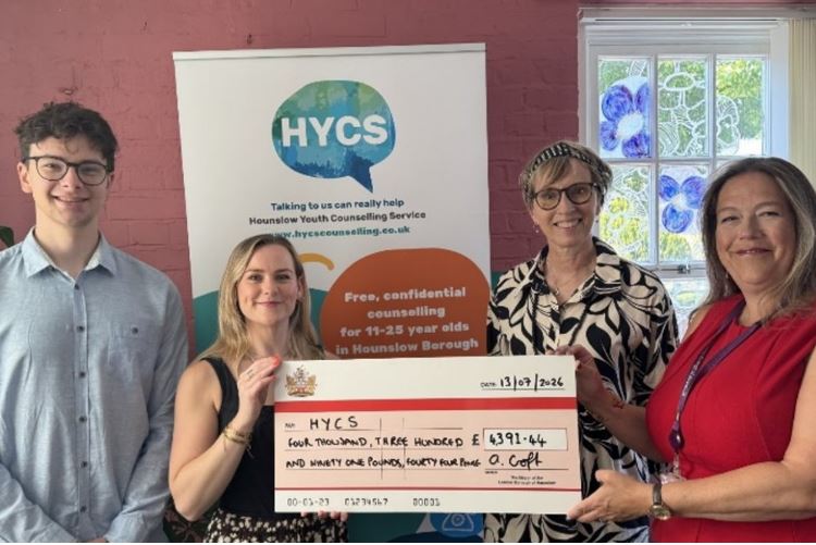 HYCS cheque presentation