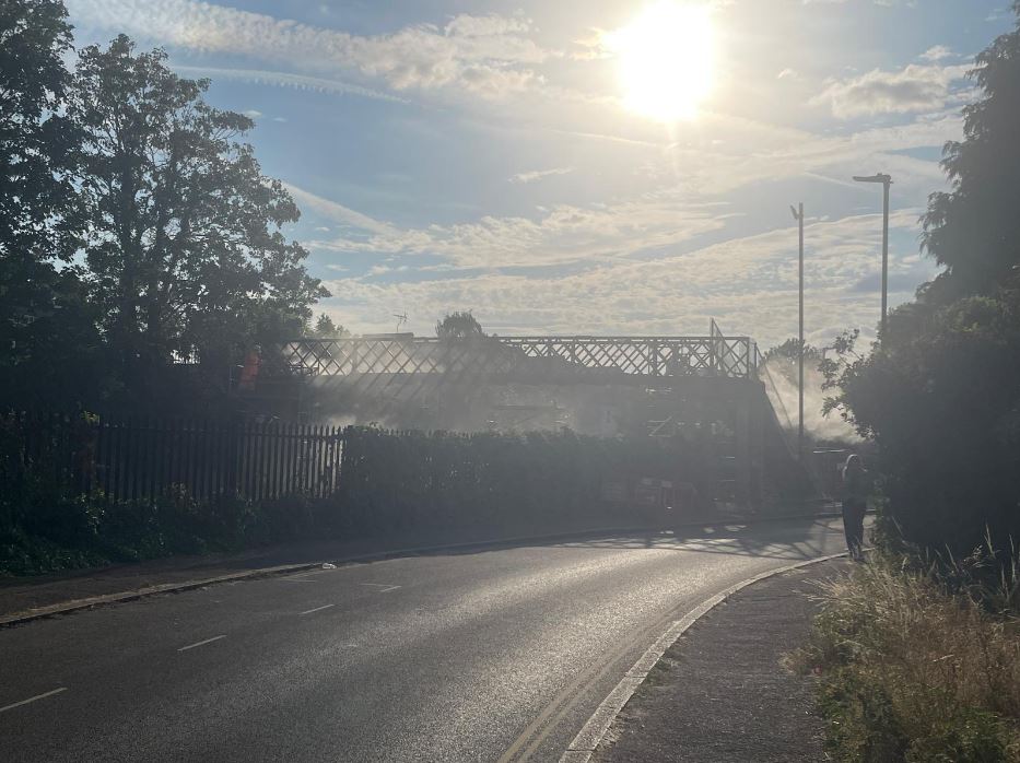 Railway footbridge 1 - Rhian Williams
