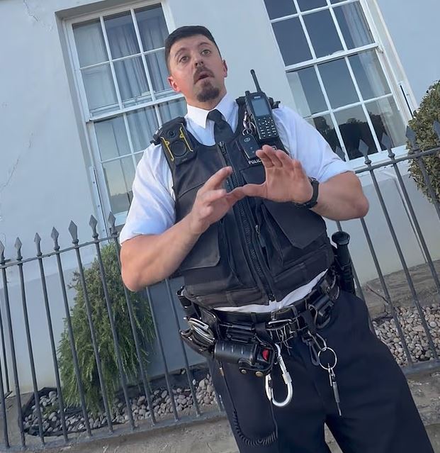 Rierside pubs Police State Alastair video grab 2