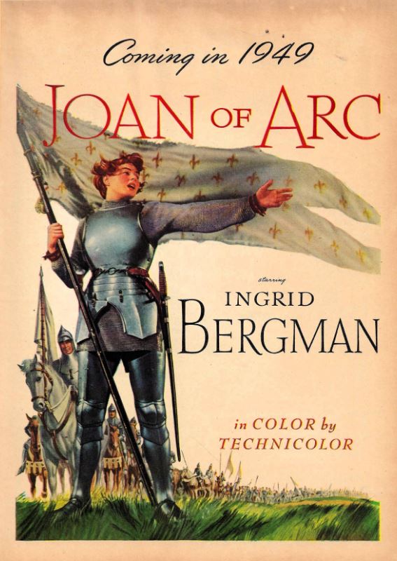 Ingrid Bergman - Joan of Arc poster 2