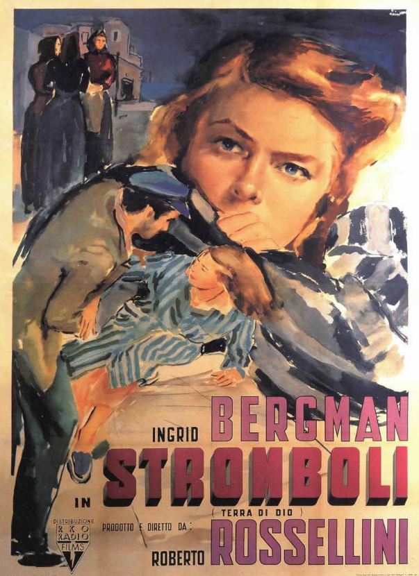 Ingrid Bergman - Stromboli poster