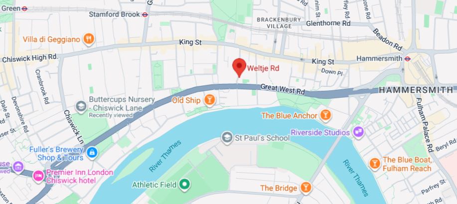 Weltje Road map